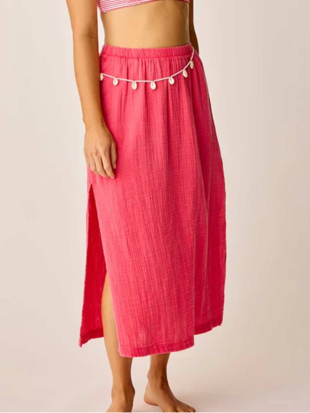 Carve Designs Yara Double Gauze Maxi Skirt NWT